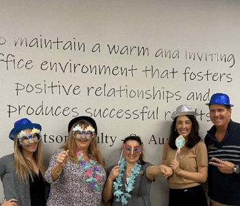 group posing for pictures